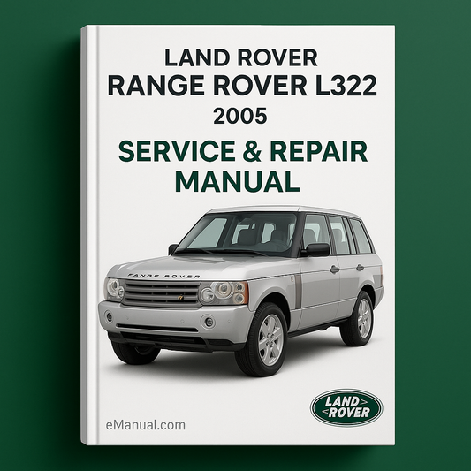 Land Rover Range Rover L322 2005 Manual de reparación de servicio Descargar PDF