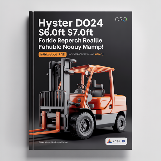 Hyster D024 (S6.0FT S7.0FT Europe) Forklift Service Repair Factory Manual