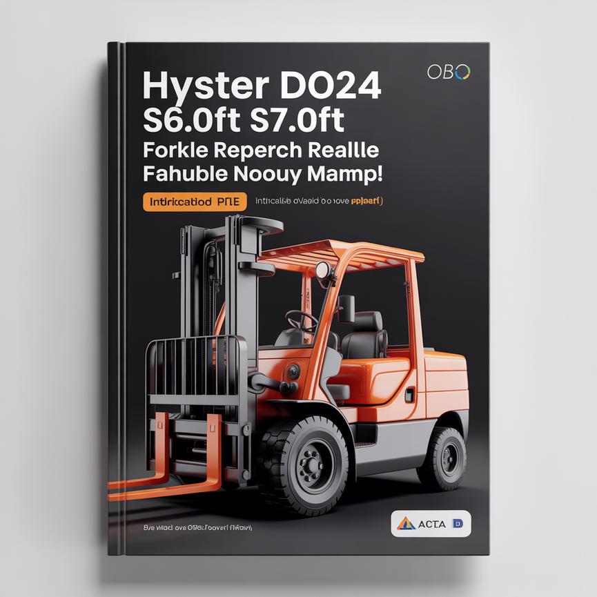 Hyster D024 (S6.0FT S7.0FT Europe) Forklift Service Repair Factory Manual PDF