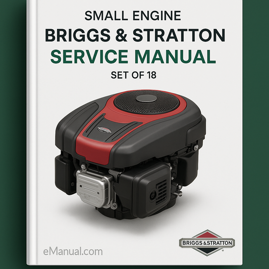 Briggs and Stratton Small Engine Service Manual Set of 18