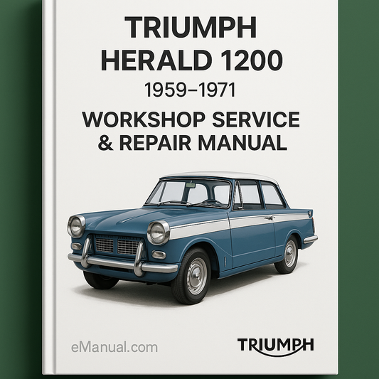 Triumph Herald 1200 1959-1971 Workshop Service Repair Manual