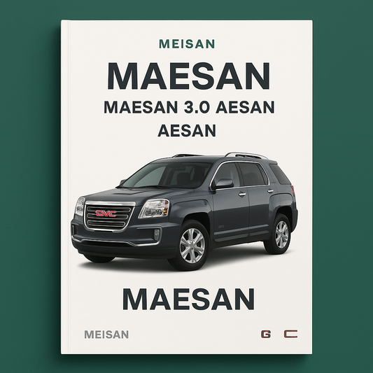 2017 GMC Terrain Service and Repair Manual