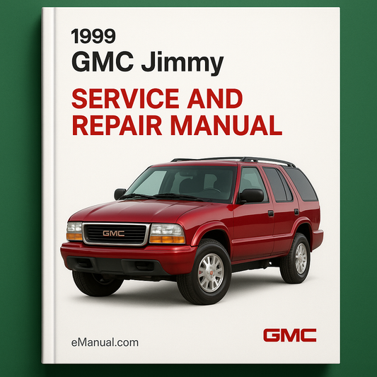 1999 GMC Jimmy Service and Repair Manual