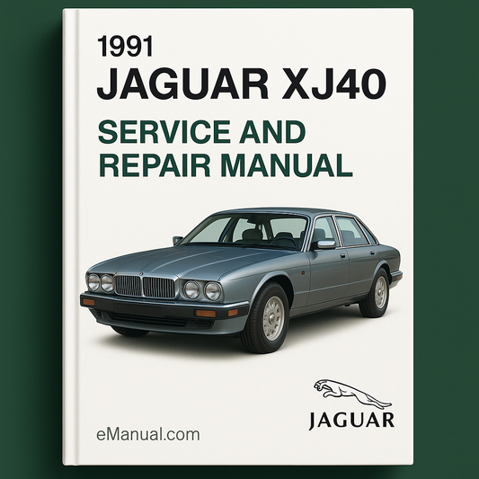 1991 Jaguar XJ40 Service and Repair Manual