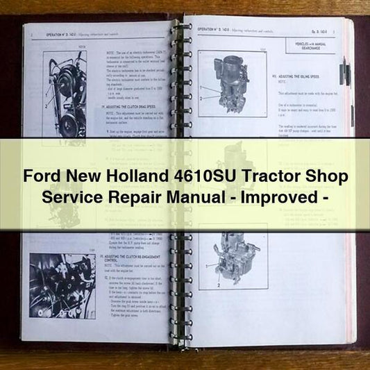 Ford New Holland 4610SU Tractor Shop Service Repair Manual-Improved