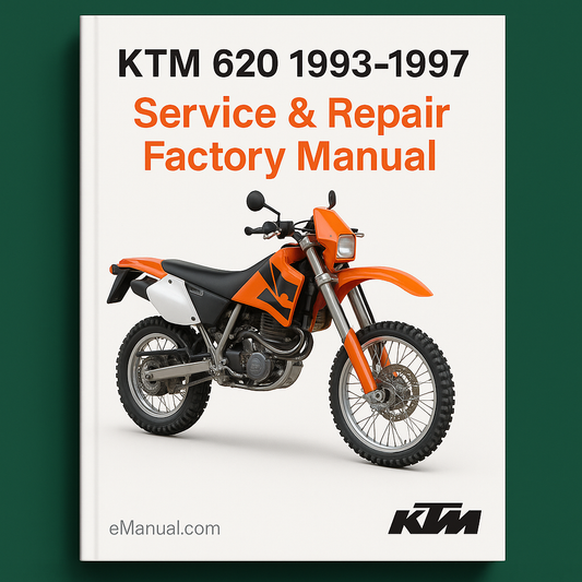 KTM 620 1993-1997 Service Repair Factory Manual