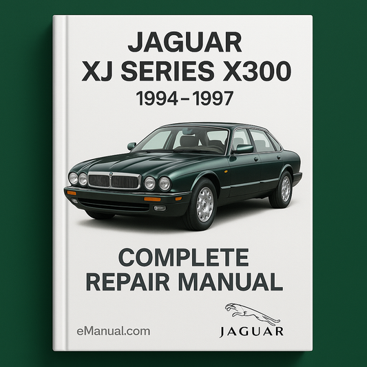 Jaguar Xj Series X300 Complete Repair Manual 1994 1997