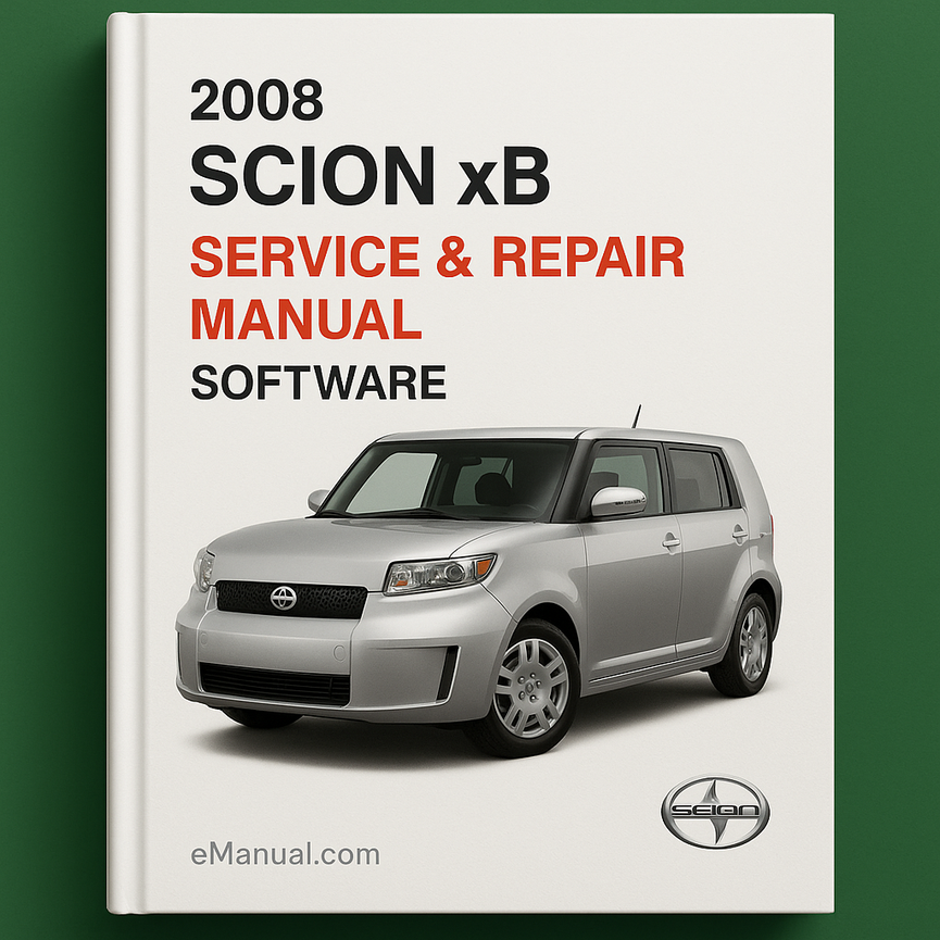 2008 Scion XB Service- und Reparaturhandbuch-Software