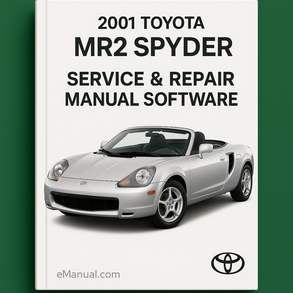 2001 Toyota MR2 Spyder Service & Repair Manual Software