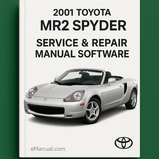 2001 Toyota MR2 Spyder Service & Repair Manual Software