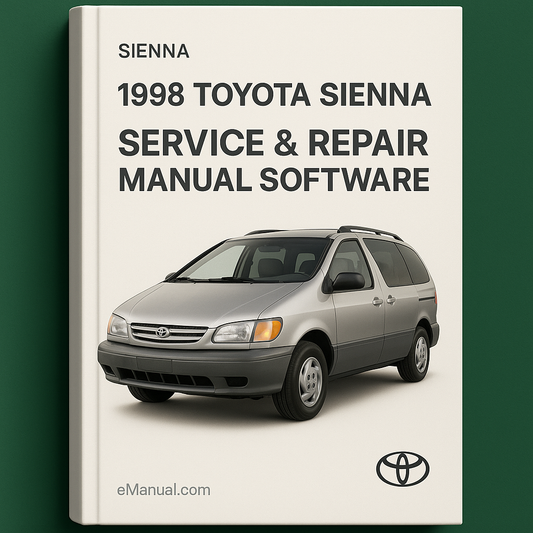 1998 Toyota Sienna Service & Repair Manual Software