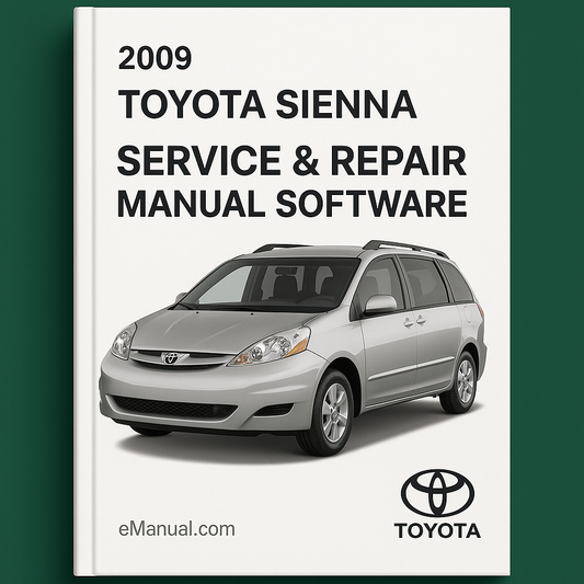 2009 Toyota Sienna Service & Repair Manual Software
