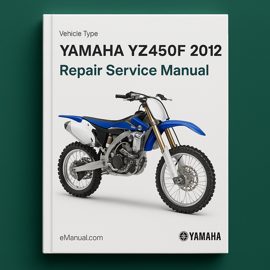 Yamaha YZ450F 2012 Repair Service Manual