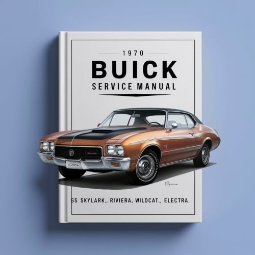 1970 Buick Servicehandbuch GS Skylark Riviera Wildcat Electra