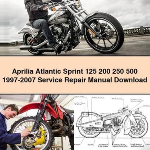Aprilia Atlantic Sprint 125 200 250 500 1997-2007 Service Repair Manual