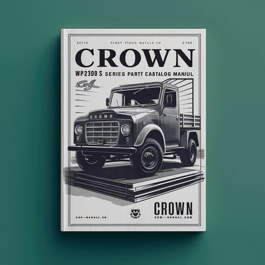 Crown WP2300S Series Pallet Truck Parts Catalog Manual