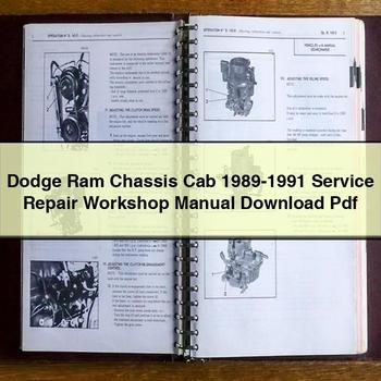 Dodge Ram Chassis Cab 1989-1991 Service Repair Workshop Manual Pdf