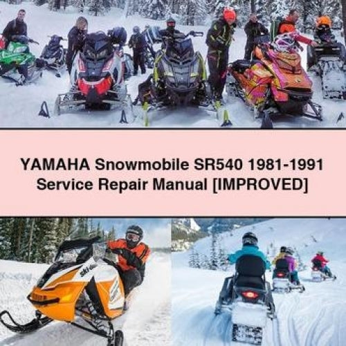 Yamaha Snowmobile SR540 1981-1991 Service Repair Manual [Improved]