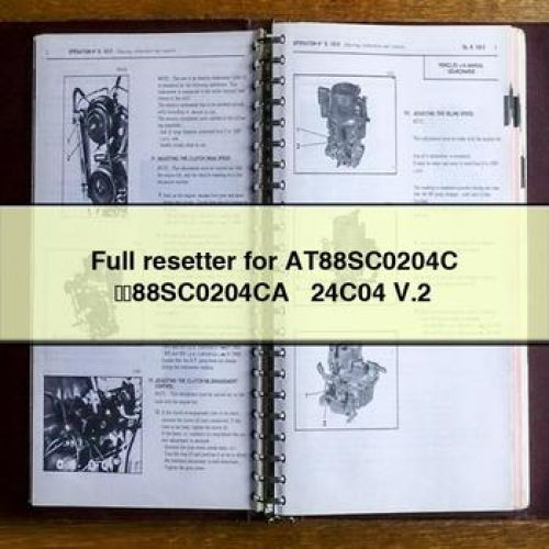 Full resetter for AT88SC0204C 88SC0204CA + 24C04 V.2