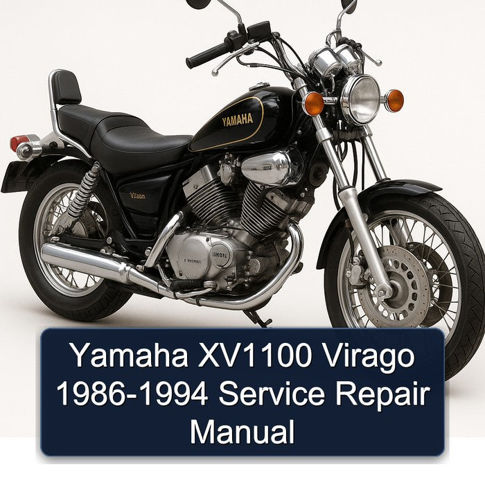 1986-1994 Yamaha Virago XV1100 Service Repair Workshop Manual PDF