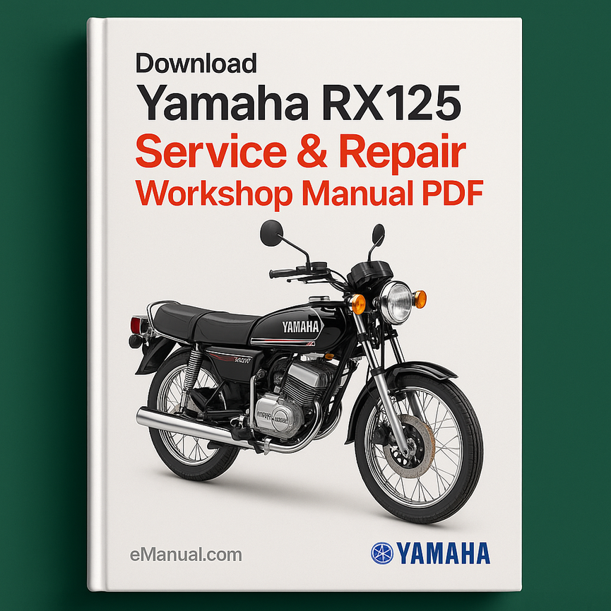 Yamaha RX125 RX 125 Service Repair Workshop Manual PDF