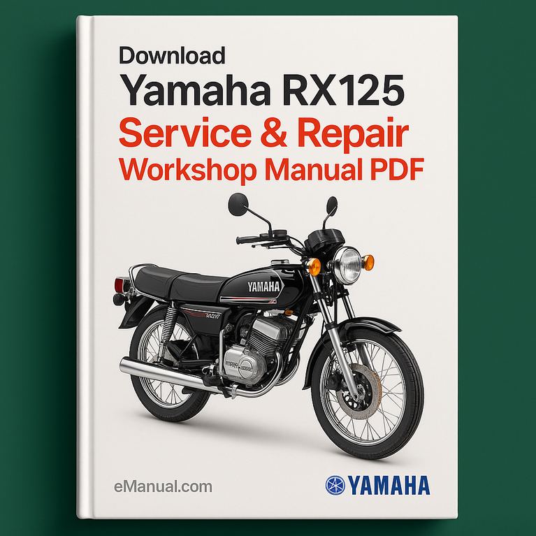 Yamaha RX125 RX 125 Service Repair Workshop Manual PDF