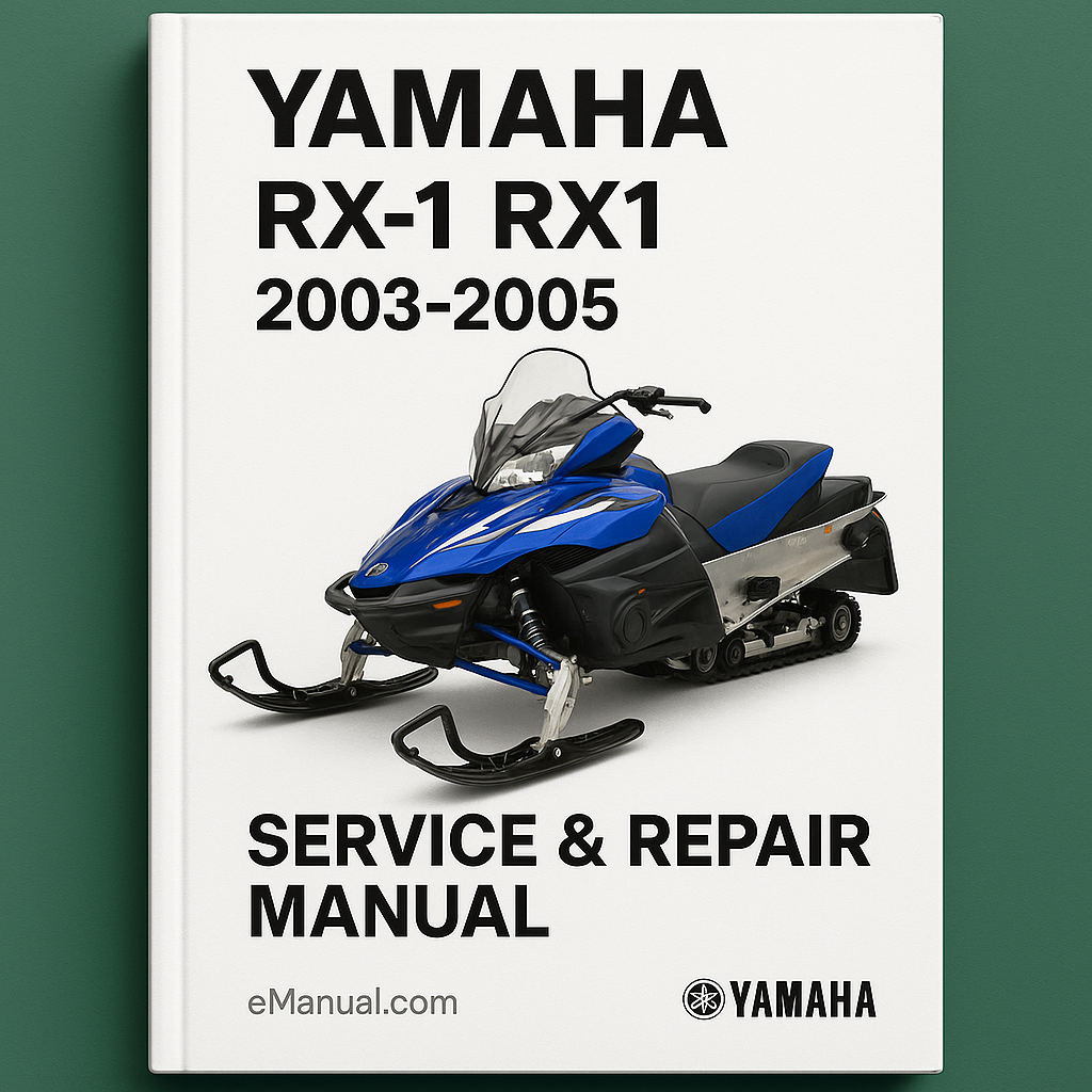 Yamaha RX-1 RX1 2003-2005 Service Repair Manual