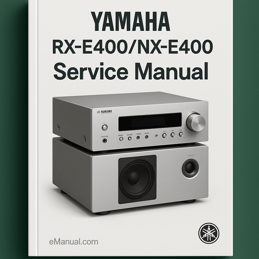 Yamaha RX-E400/NX-E400 Service Manual