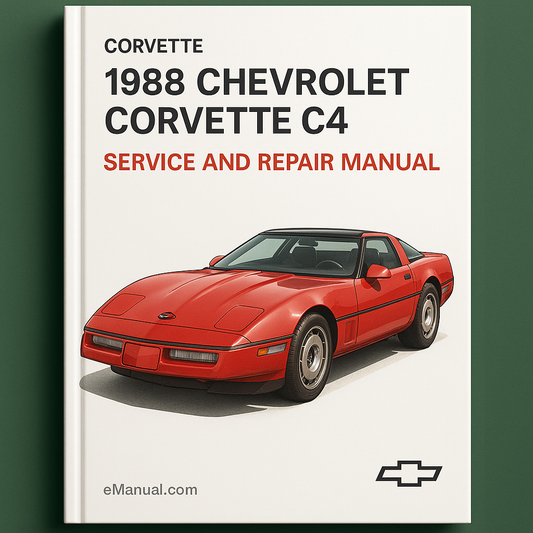 1988 Chevrolet Corvette C4 Service and Repair Manual