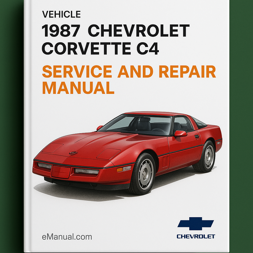 1987 Chevrolet Corvette C4 Service and Repair Manual