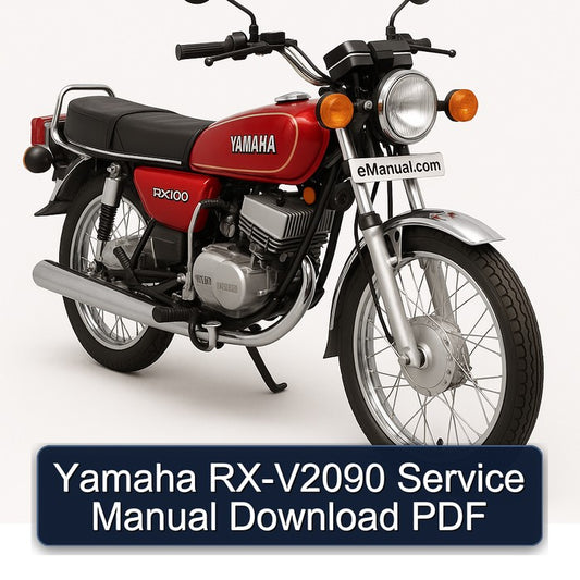 Yamaha RX Models RX-V2090 Service Repair Workshop Manual