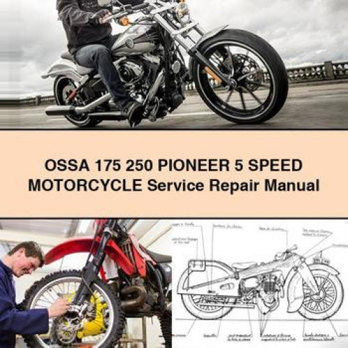 OSSA 175 250 PIONEER 5 SPEED Motorcycle Service Repair Manual