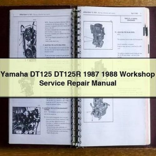 Yamaha DT125 DT125R 1987 1988 Workshop Service Repair Manual