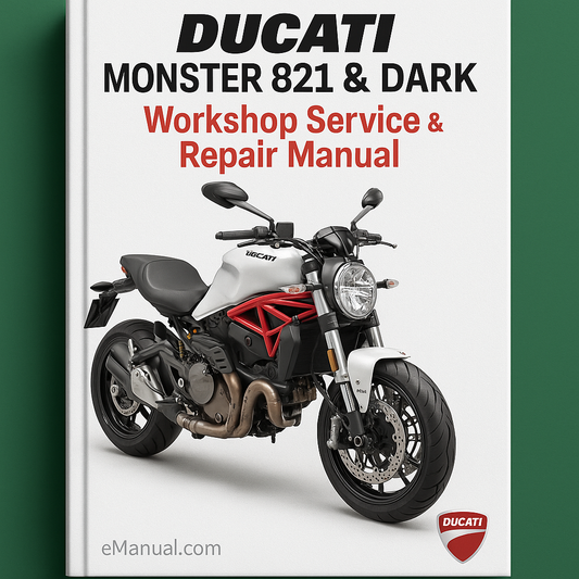 DUCATI MONSTER 821 & DARK BIKE Workshop Service Repair Manual