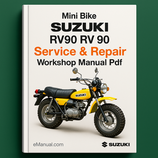 Suzuki RV90 RV 90 Mini Bike Service Repair Workshop Manual