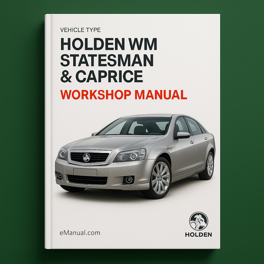 Holden WM Statesman & Caprice Workshop Manual