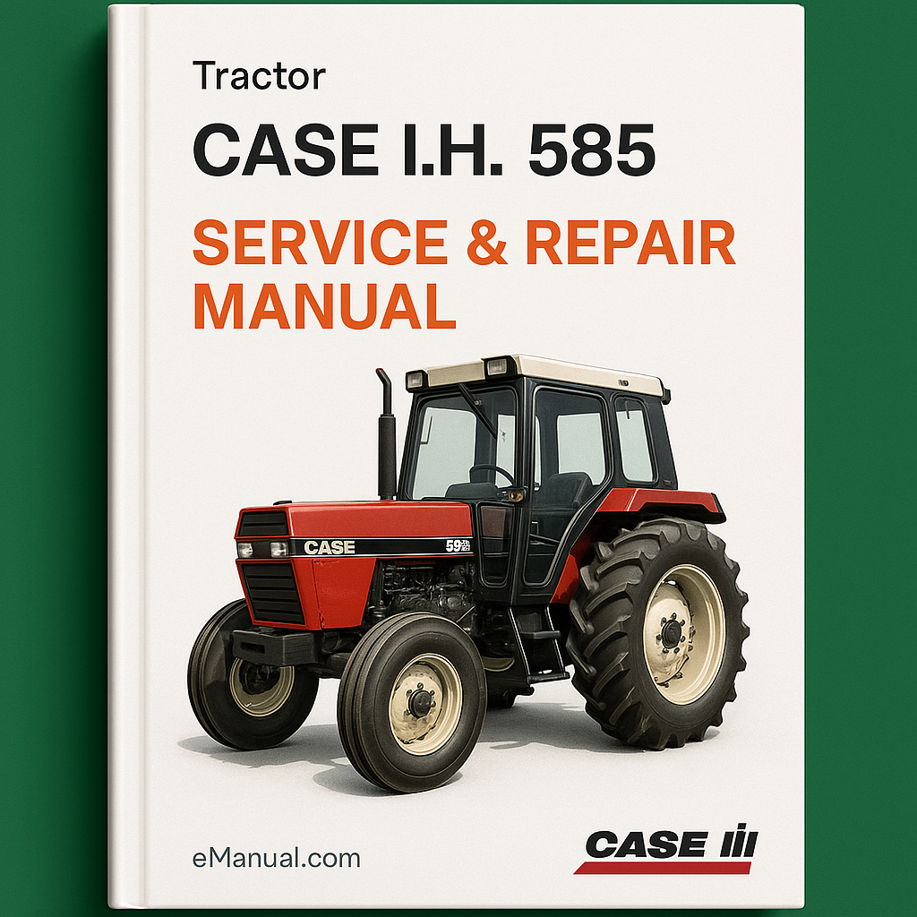 CASE I.H. 585 Tractor Service Repair Manual