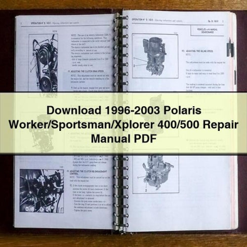 1996-2003 Polaris Worker/Sportsman/Xplorer 400/500 Repair Manual