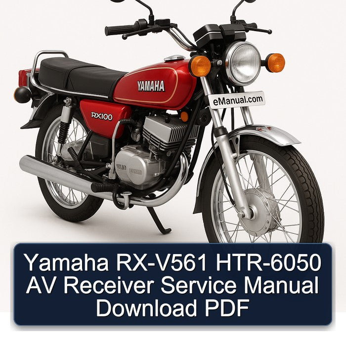 Yamaha RX Models RX-V561 HTR-6050 AV Receiver Service Repair Workshop Manual PDF