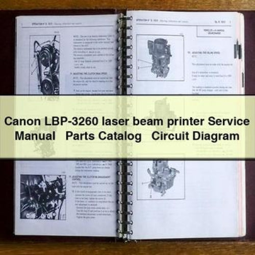 Canon LBP-3260 Laser Beam Printer Parts Catalog PDF