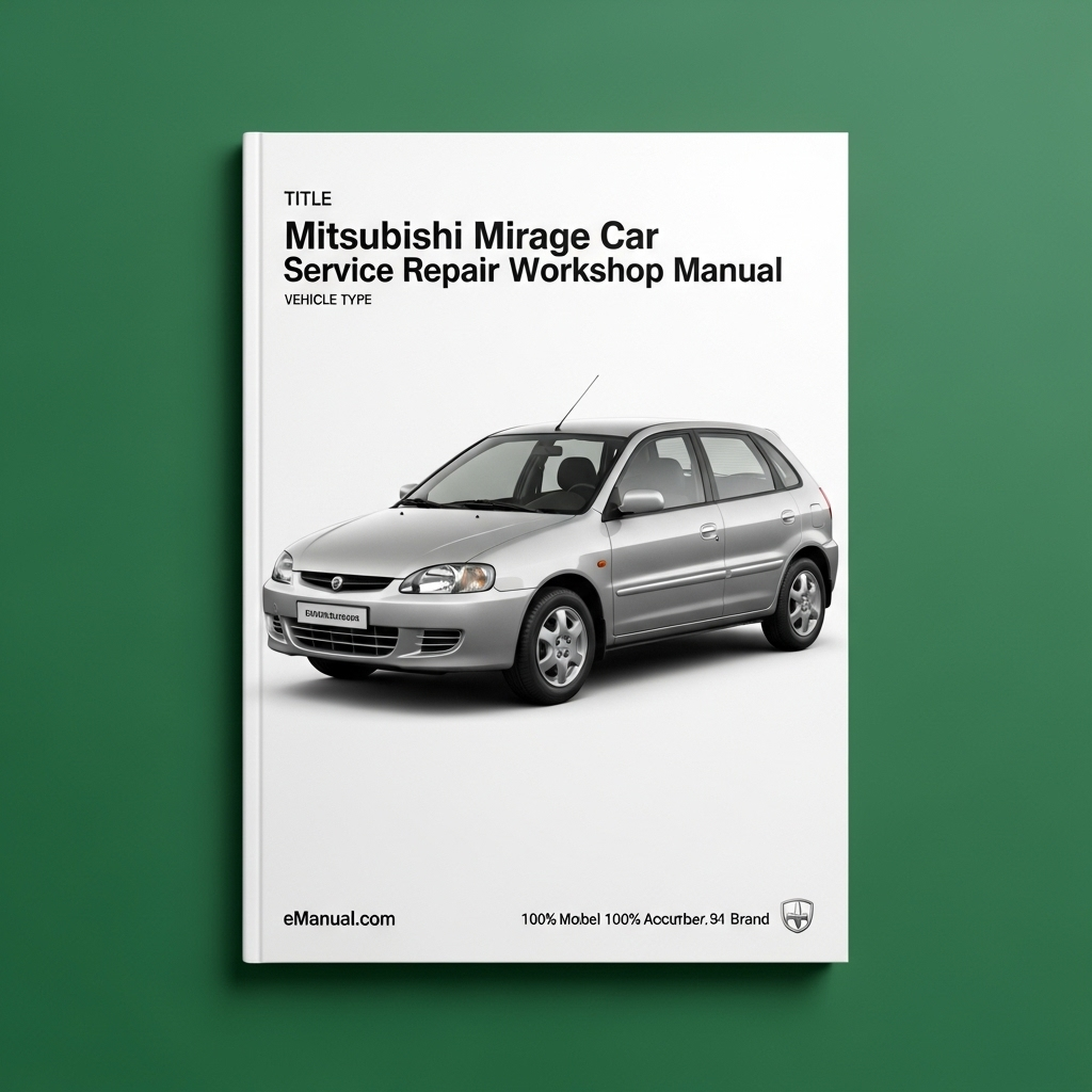 1998-2003 Mitsubishi Mirage Service Repair Workshop Manual