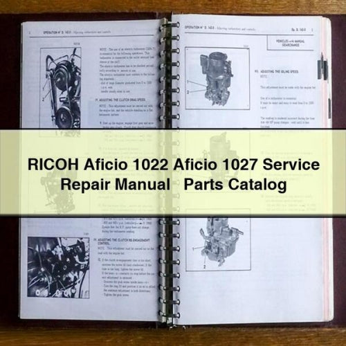 Ricoh Aficio 1022 1027 Parts Catalog PDF