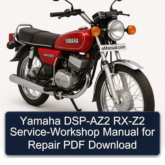 Yamaha RX Models DSP-AZ2 RX-Z2 Service Repair Workshop Manual