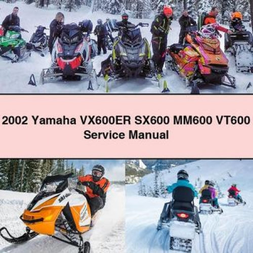 2002 Yamaha VX600ER SX600 MM600 VT600 Service Manual