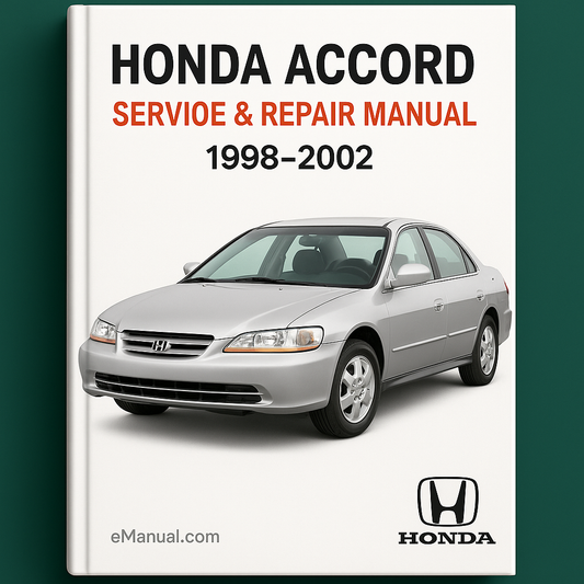 Honda Accord Service Repair Manual 1998-2002