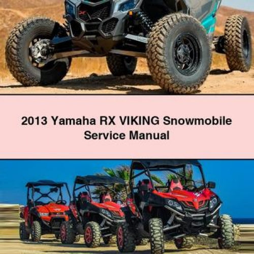 2013 Yamaha RX VIKING Snowmobile Service Manual