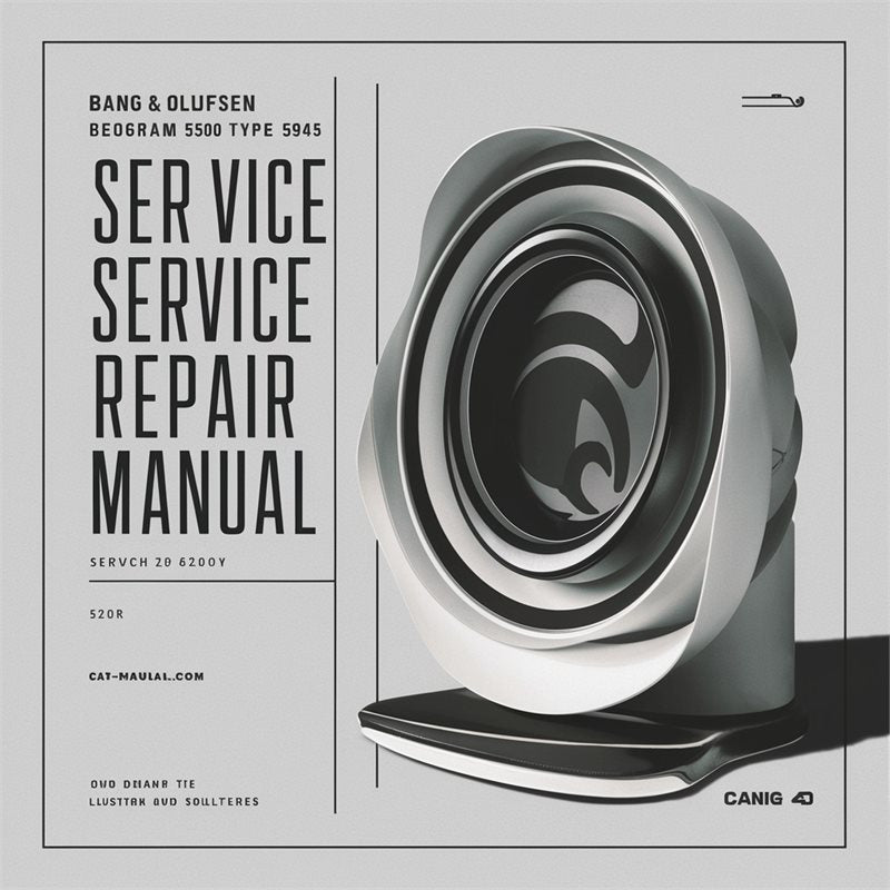 Bang Olufsen B O Beogram 5500 Type 5945 A582 Service Repair Workshop Manual PDF