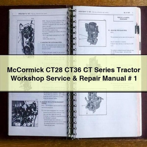 McCormick CT28 CT36 CT Series Tractor Workshop Service & Repair Manual # 1