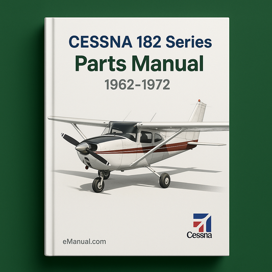 CESSNA 182 Series Parts Manual Catalog 1962-1972