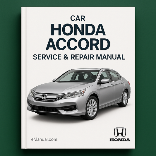 2007 Honda Accord Service & Repair Manual